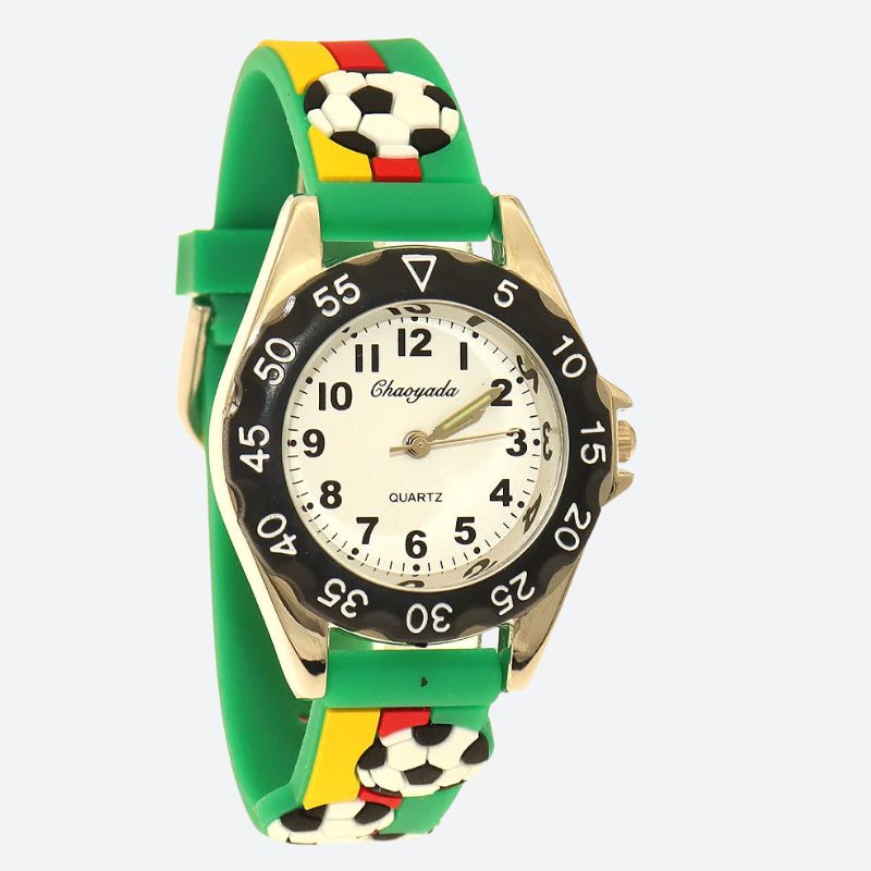 Boys' football-themed children's watch