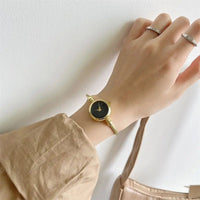 Elegant Quartz Watch for Women with Twisted Bangle Bracelet, Jewelry Style