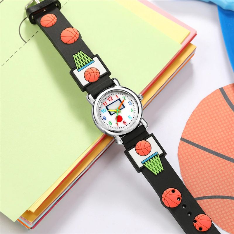Children's Educational Watch with a Basketball Theme