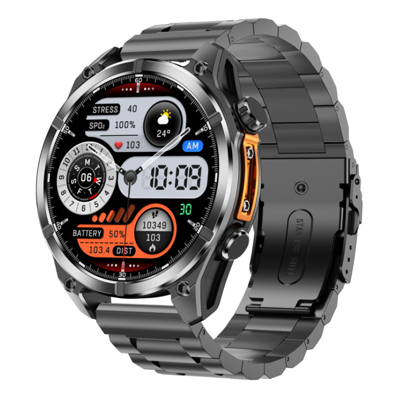 Smartwatch with Mechanical Dial and AMOLED Screen