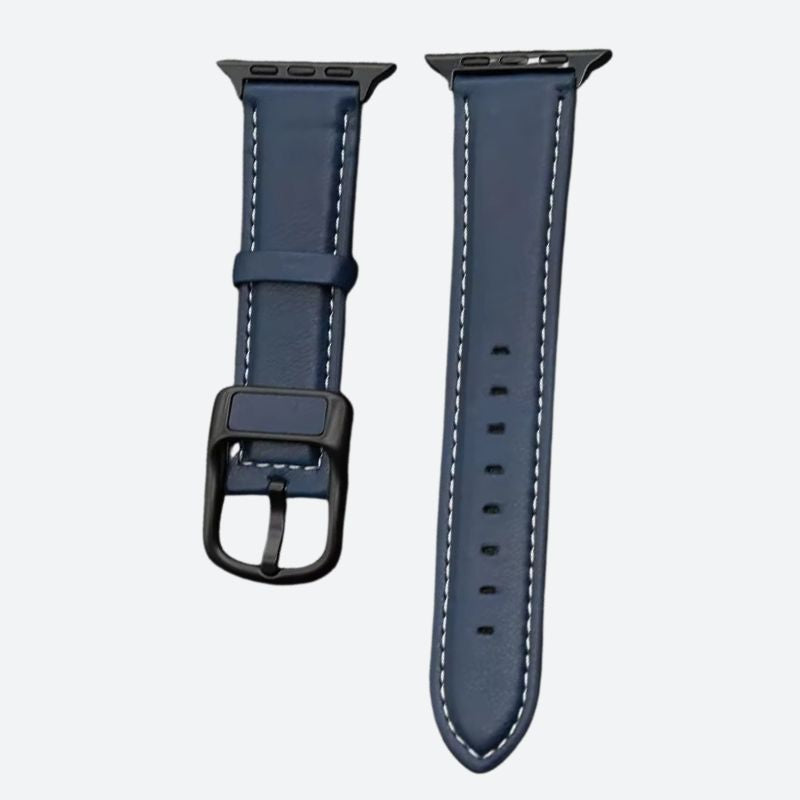 Stitched Leather Watch Strap