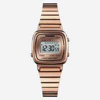 Women's Digital Watch, Rose Gold Design, Instant Read