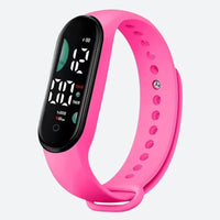 Women's Digital Watch with Minimalist Design and Vibrant Colors