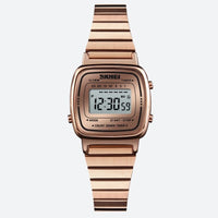 Women's Digital Watch with Retro Square Design