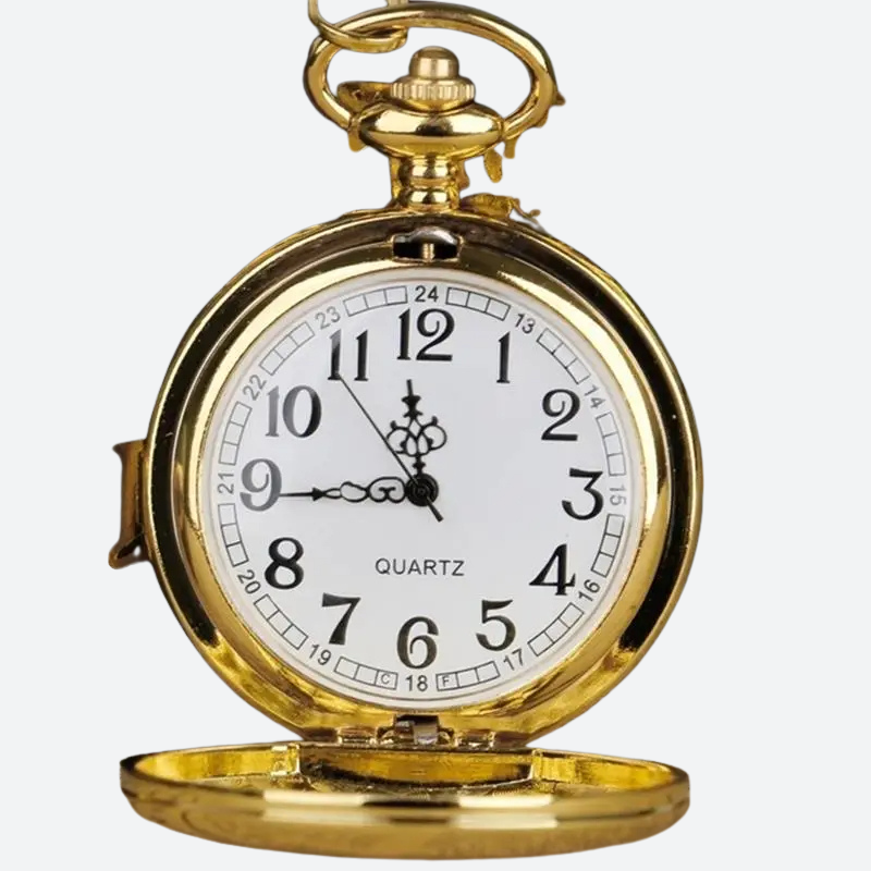 Women's Metal Mirror Pocket Watch