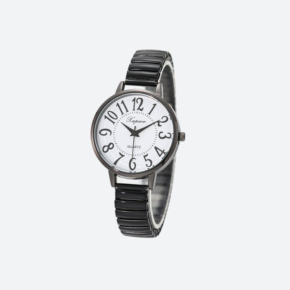 Women's Quartz Watch with Large Arabic Numerals